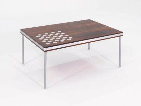 1960s Brazilian Rosewood Chess   Coffee Table by Poul Cadovius for France and Son Online Hot Sale