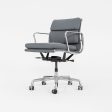 2010s Soft Pad Management Chair, EA435 by Ray and Charles Eames for Herman Miller in Grey Fabric Sale