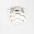 1970s Poul Henningsen for Louis Poulsen Large Artichoke Pendant Lamp in White Online Hot Sale