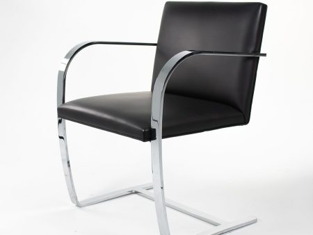 2006 Brno Chair, Model 255 by Mies van der Rohe for Knoll in Chromed Steel Online