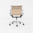 2007 Herman Miller Eames Aluminum Group Management Desk Chairs in Beige Leather 2x Available Hot on Sale