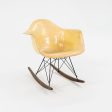 1951 Herman Miller Eames RAR Fiberglass Rocking Chair with Rope Edge and Zenith Tags Discount