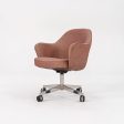 1960s Saarinen Executive Swivel Chair, Model 68S by Eero Saarinen for Knoll in Patterned Fabric Discount