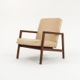 1960s Lewis Butler for Knoll 655 Arm Chair in Walnut with Tan Fabric Online now