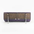 2006 Herman Miller Ray and Charles Eames Sofa Compact Purple Fabric Upholstery Supply