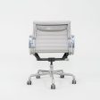 2010s Herman Miller Eames Aluminum Group Management Desk Chair in Grey Leather For Discount