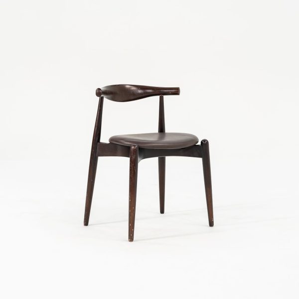 2007 Set of Six CH20 Elbow Dining Chairs by Hans Wegner for Carl Hansen in Stained Oak Fashion