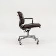 1982 Eames Soft Pad Management Chair, EA418 by Ray and Charles Eames for Herman Miller in Brown Leather 2x Available Supply