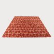 2011 Tai Ping and Edward Fields Aria I Nomad Collection Hand Tufted Wool Area Rug in Red 10 ft x 10 ft Hot on Sale