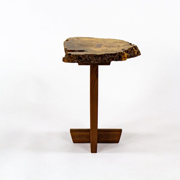 Mira Nakashima Myrtle Burl Minguren I Side Table George Nakashima Studio Sale