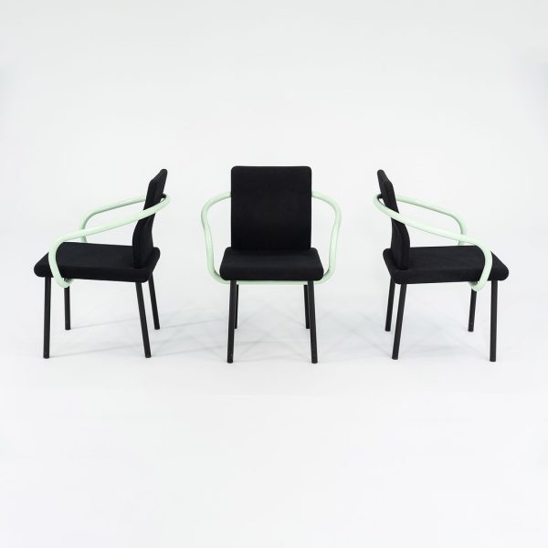 1990s Mandarin Chair by Ettore Sottsass for Knoll with Fabric Upholstery 3x Available Online Hot Sale