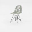 1961 Herman Miller Eames Fiberglass DSR Side Shell Dining Chair with Eiffel Base in Seafoam Green Online now