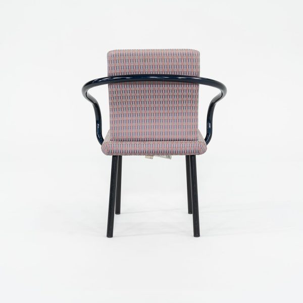 1993 Mandarin Chair by Ettore Sottsass for Knoll in Steel and Fabric 8x Available For Sale