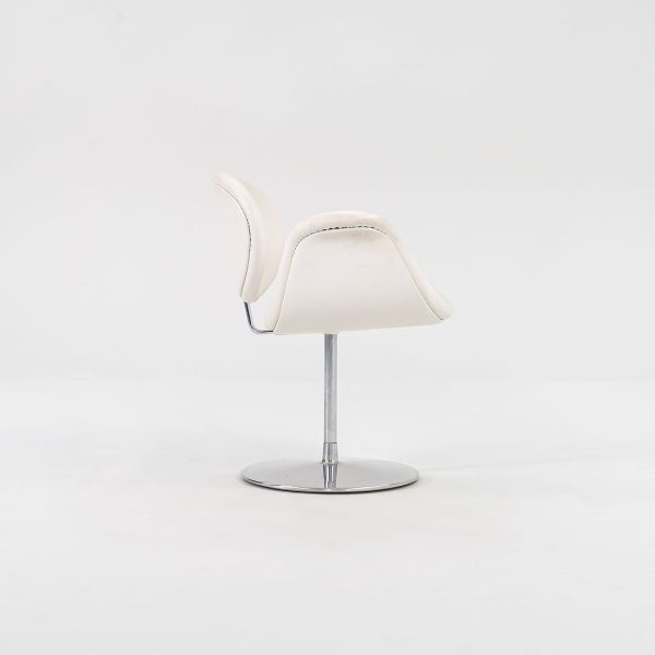 2016 Little Tulip Chair, Model F163 by Pierre Paulin for Artifort in White Leather For Cheap