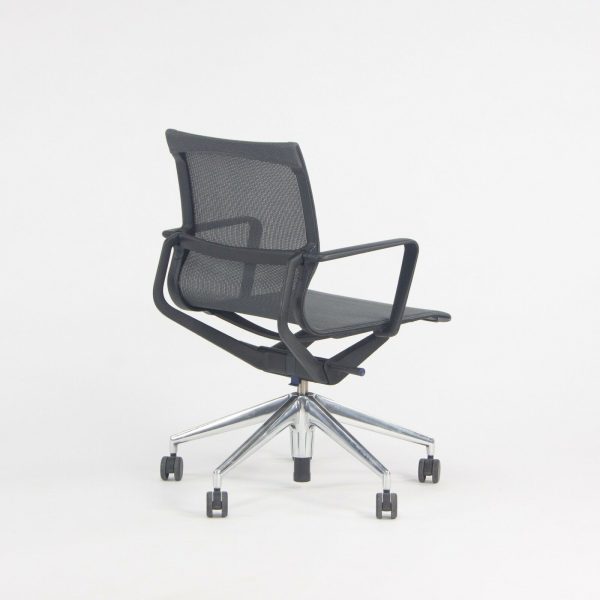 2018 Vitra Physix Rolling Desk Chair by Alberta Meda Gray Mesh Sets Available Discount