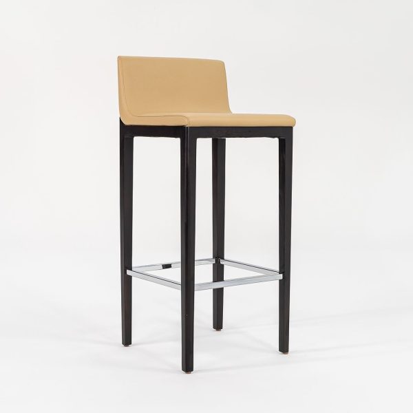 2021 Starkie Bar Stool, Model #3920-30 by Chris Panichella for Arcadia Ash Wood, Fabric, Padding, Steel Fashion