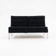 1960s Gordon Bunshaft and Davis Allen for Thonet Tuxedo Two Seat Loveseat Sofa Supply