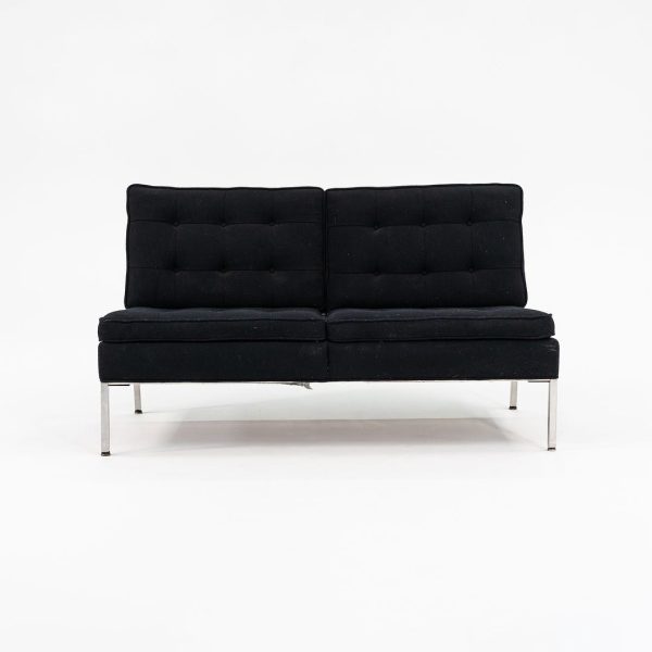 1960s Gordon Bunshaft and Davis Allen for Thonet Tuxedo Two Seat Loveseat Sofa Supply