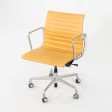 2014 Herman Miller Eames Aluminum Group Management Desk Chairs in Tan Leather 12+ Available For Sale