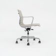 2021 Aluminum Group Management Desk Chair, Model EA335 by Ray and Charles Eames for Herman Miller in Stone Ecohide 6x Available Sale