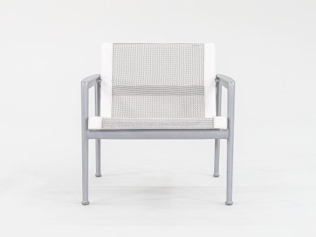 2022 1966 Lounge Chair -1966-25 by Richard Schultz for Knoll Aluminum, Powdercoat, Polyester Mesh on Sale