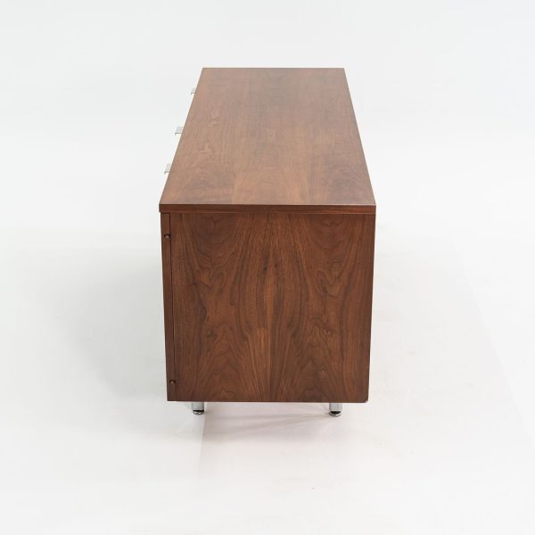 C. 1961 George Nelson for Herman Miller 55 inch Walnut Credenza Cabinet Hot on Sale