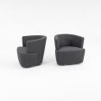 2013 Joel Swivel Lounge Chair by EOOS for Coalesse   Walter Knoll in Grey Felted Fabric 1x Available Online Sale