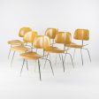 1990s Herman Miller Eames DCM Dining Chairs in White Ash Wood & Metal Set of Six Cheap