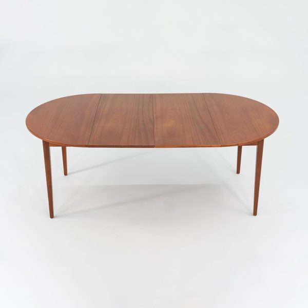 1970s Danish Extension Dining Table in Teak Attributed to Ib Kofod Larsen 42-84 inches For Sale