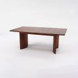 1960s Walnut Dining Table Attributed to Jack Cartwright for Founders with Leaves, 72-112 in on Sale