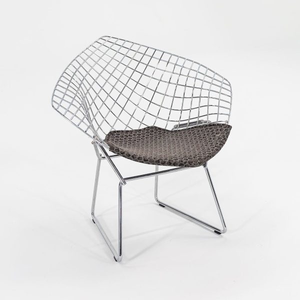 2000s Bertoia Child s Diamond Chair, Model 421LS by Harry Bertoia for Knoll Steel, Padding, Fabric Online