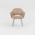 2021 Saarinen Executive Arm Chair, Model 71A by Eero Saarinen for Knoll in Tan Leather, 5x Available Online Sale