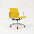 2010s Eames Aluminum Group Management Chair by Ray and Charles Eames for Herman Miller in Yellow Fabric Hot on Sale