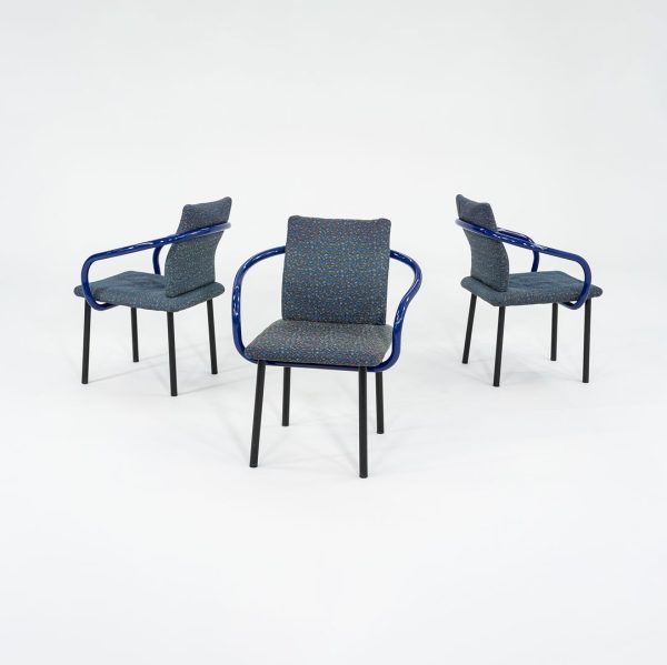 1993 Mandarin Chair by Ettore Sottsass for Knoll Steel, Foam, Padding, Wood, Plastic Supply