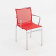 2000s Alberto Meda for Alias Big Frame 44 l 440a Stacking Chairs in Red Mesh 20x Available Sale