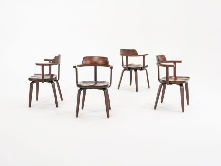 1951 Set of Four W199 Chairs by Walter Gropius and Ben Thompson for Thonet Online Sale