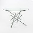 1980s Theodore Waddell for Cassina 714 Tensegrity Chromed Steel Dining Table Cheap