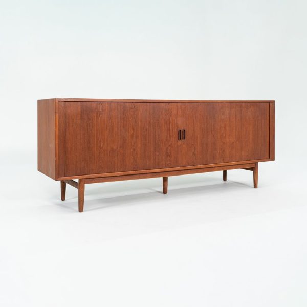 1960S Model-37 Tambour-Door Teak Credenza Cabinet By Arne Vodder For Sibast Mobler Teak Hot on Sale