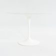 2010s Eero Saarinen for Knoll Tulip Pedestal Dining Table with 42  Round Carrara White Marble Top, Model 173F 2x Available Cheap