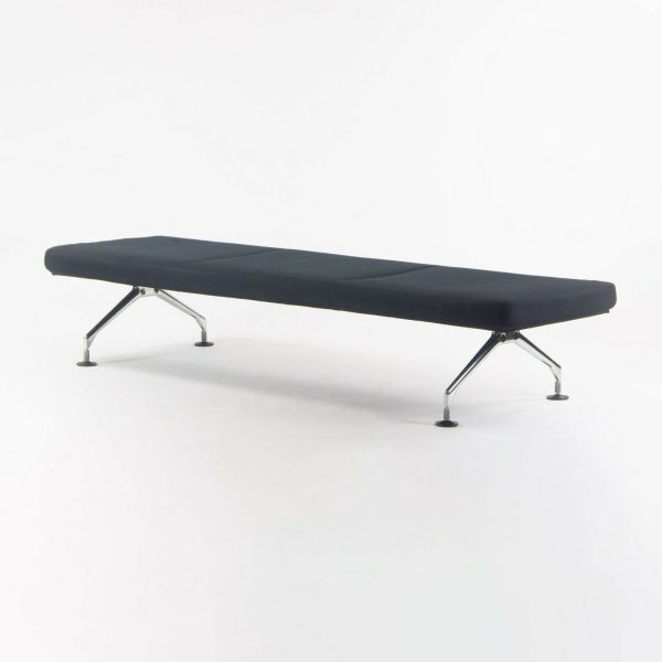 1989 Antonio Citterio for Vitra Area Montage Daybed Bench Sofa w  Black Fabric For Sale