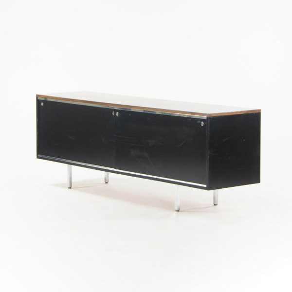 1960 George Nelson 8000 Series EOG Credenza Cabinet for Herman Miller with Walnut Top For Cheap