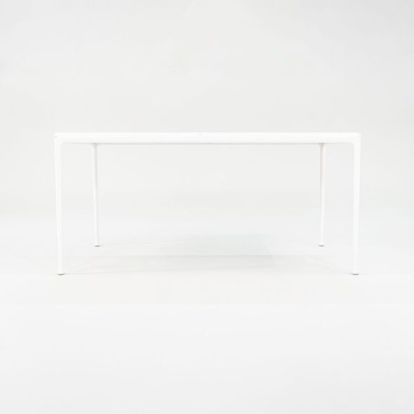 2010s 1966 Collection Dining Table, 1966-28H by Richard Schultz for Knoll in White with White Top Fashion