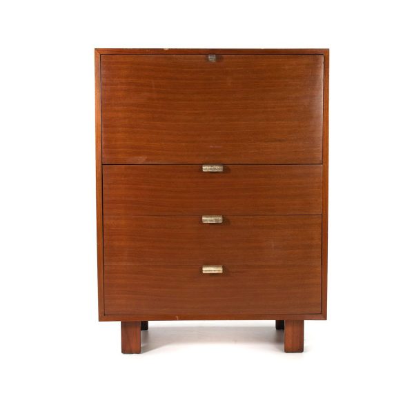 1955 BCS Secretarial Desk by George Nelson for Herman Miller in Walnut Online Sale