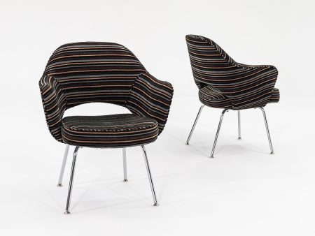 2009 Saarinen Executive Chair, Model 71 APC by Eero Saarinen for Knoll in Fabric 2x Available Discount