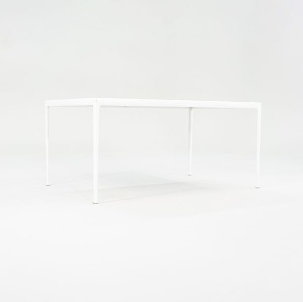 2010s 1966 Collection Dining Table, 1966-28H by Richard Schultz for Knoll in White with White Top Fashion