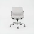 2010s Herman Miller Eames Aluminum Group Management Desk Chair in Grey Leather For Discount