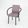 1993 Mandarin Chair by Ettore Sottsass for Knoll in Steel and Fabric 8x Available For Sale