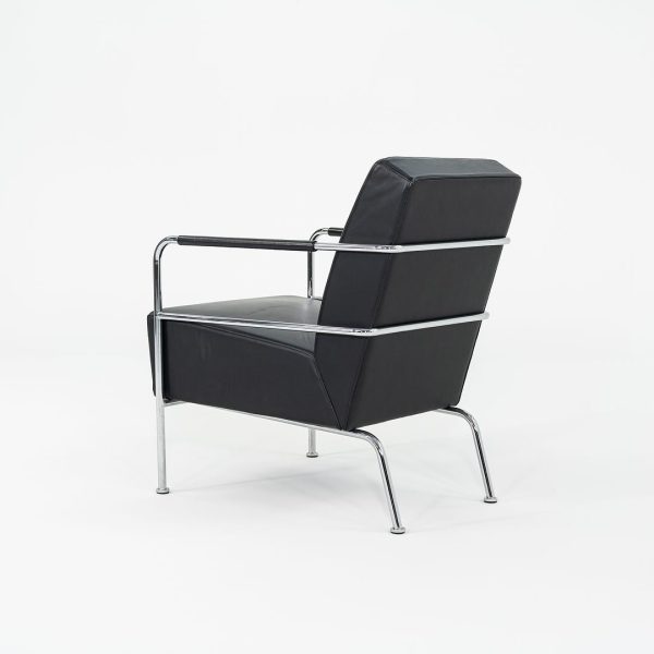 2001 Gunilla Allard for Lammhults Lounge Chair in Black Leather Online Hot Sale