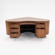 1945 Executive Desk, Model SP1110 by Frank Fletcher for Fletcher California in Walnut Supply