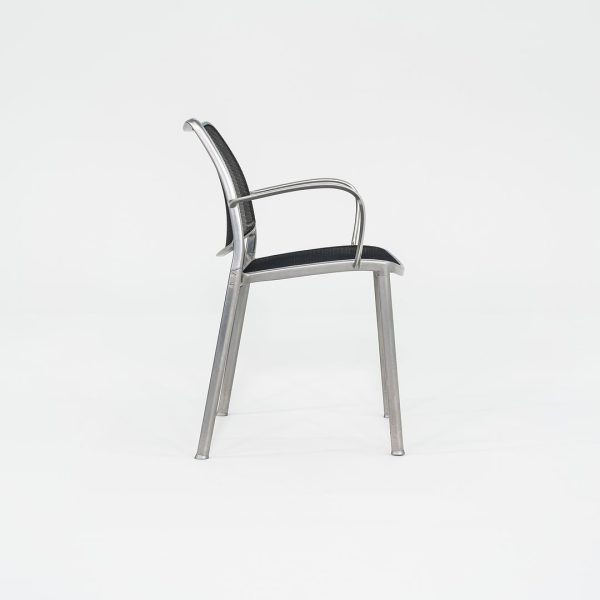 2010 Set of Six Gas Armchairs by Jesus Gasca for STUA in Aluminum and Mesh Online Sale